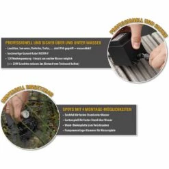 Heissner L424-00 LED Smart Light Spot 4 Watt Silber -Deutschland Schwimmbad Verkaufs-Shop 07 3