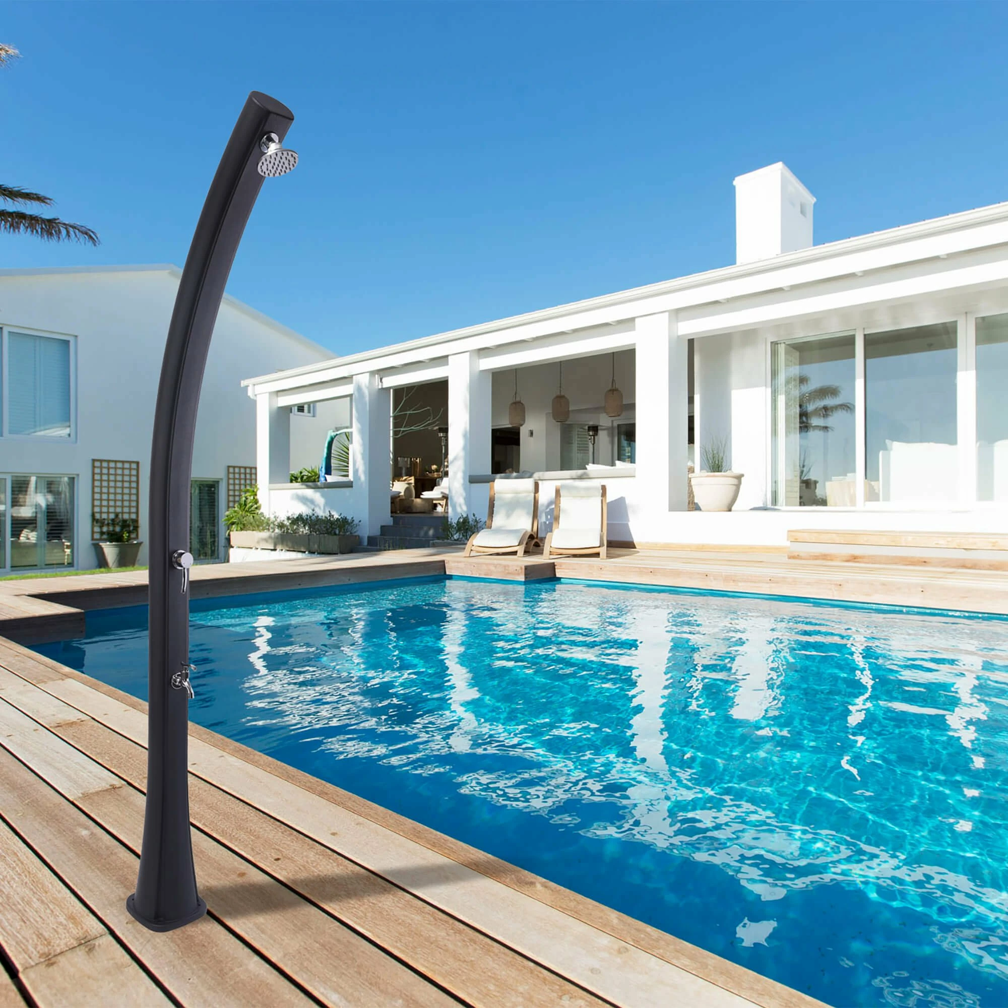 SUMMER FUN Solar Dusche 25L Anthrazit 2 SUMMER FUN Solar Dusche 25L Anthrazit – Bild 2