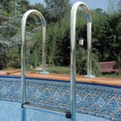 Waterman Poolleiter Edelstahl Für Tiefbecken Mit 150 Cm Höhe - Kompakt -Deutschland Schwimmbad Verkaufs-Shop 2500810pp Tiefbeckenleiter