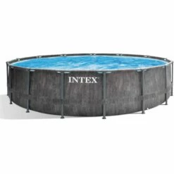 Intex Greywood Prism Frame Pool Set Rund 457 X 122 Cm (26742GN)