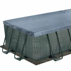 Polygroup Summer Waves Elite Rechteck Frame Pool Set Rattan Anthrazit 549 X 274 X 132 Cm (3000151) -Deutschland Schwimmbad Verkaufs-Shop 3000151 3000152 Frame Pool Bodenplane Abdeckplane