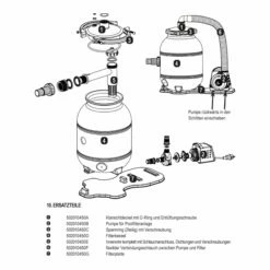 SUMMER FUN Flexibler Verbindungsschlauch Zwischen Pumpe Und Filter