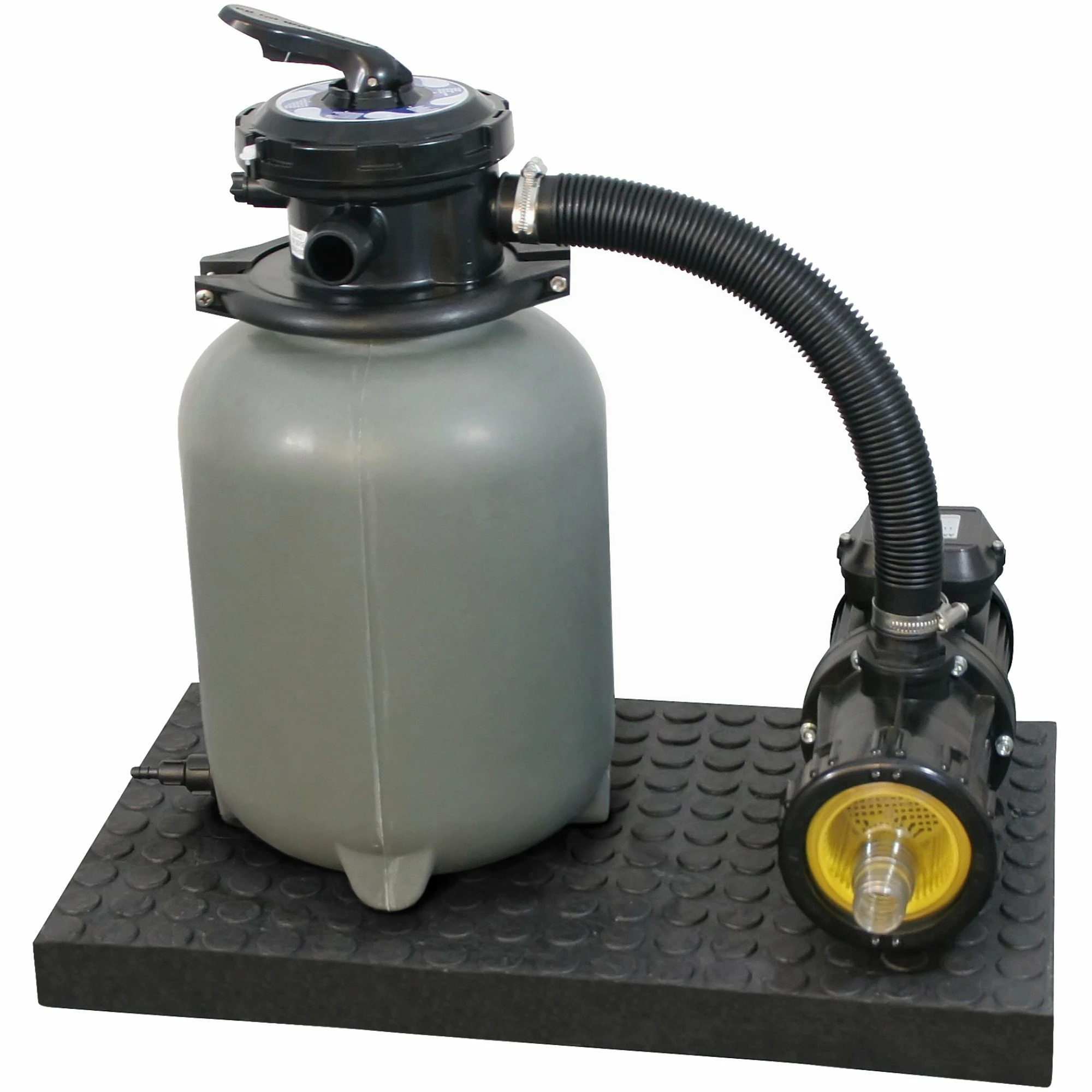 Sandfilteranlage 4 M³/h Pumpenleistung, 6-Wege-Ventil ,15kg Sand SF 128 1 Sandfilteranlage 4 M³/h Pumpenleistung, 6-Wege-Ventil ,15kg Sand SF 128