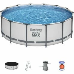 Bestway Steel Pro MAX Frame Pool Komplettset 427 X 122 Cm (Frame Pool )