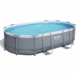 Bestway Power Steel Oval Frame Pool Set 488 X 305 X 107 Cm (56448GS)