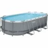 Bestway Power Steel Oval Frame Pool Set 549 X 274 X 122 Cm (56710GS)