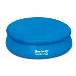 Bestway Abdeckplane Rund Für Fast Set Pools 305 Cm - Abdeckung Für Rundpools