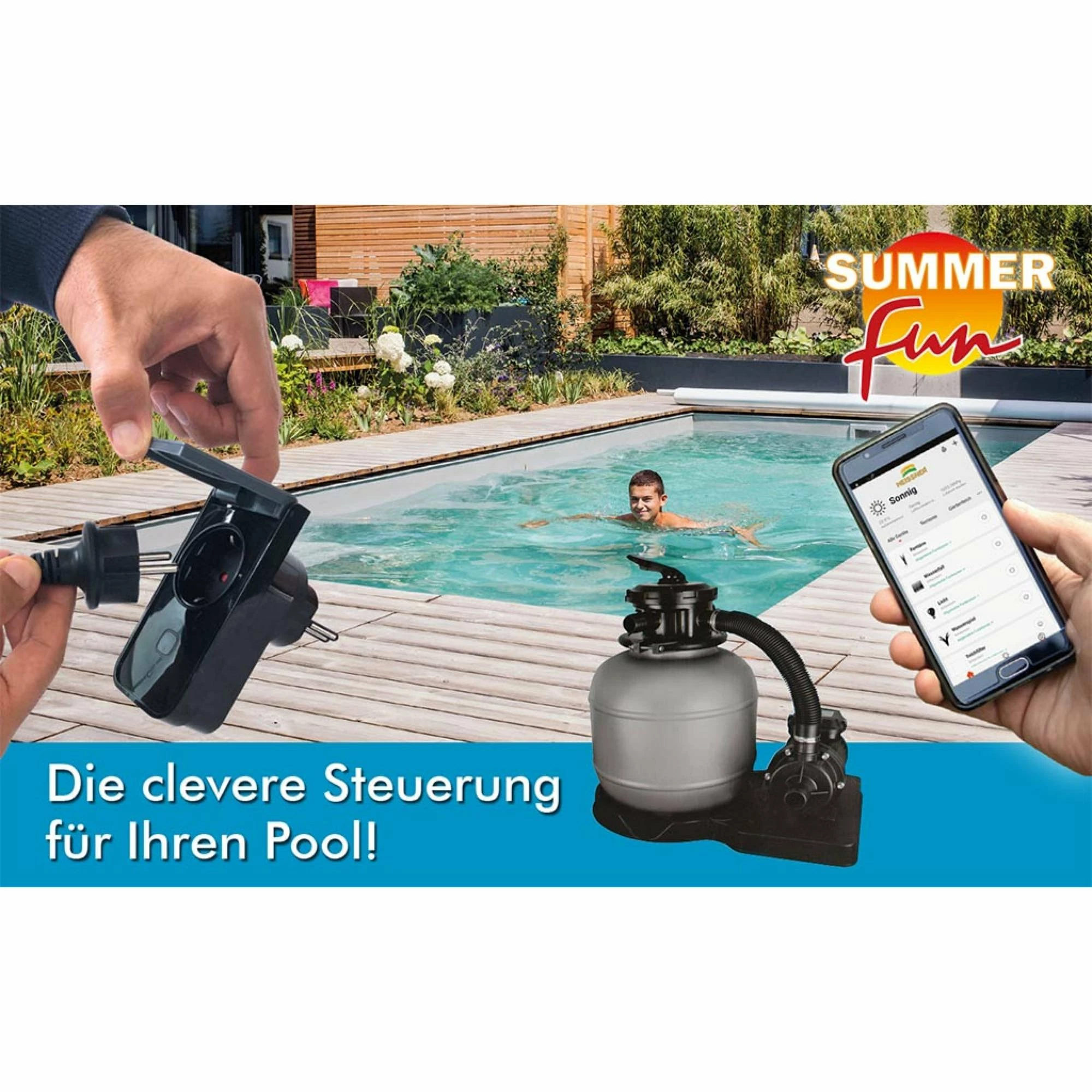 Summer Fun Poolfilter-Set BestClean Smart 3 Summer Fun Poolfilter-Set BestClean Smart – Bild 3