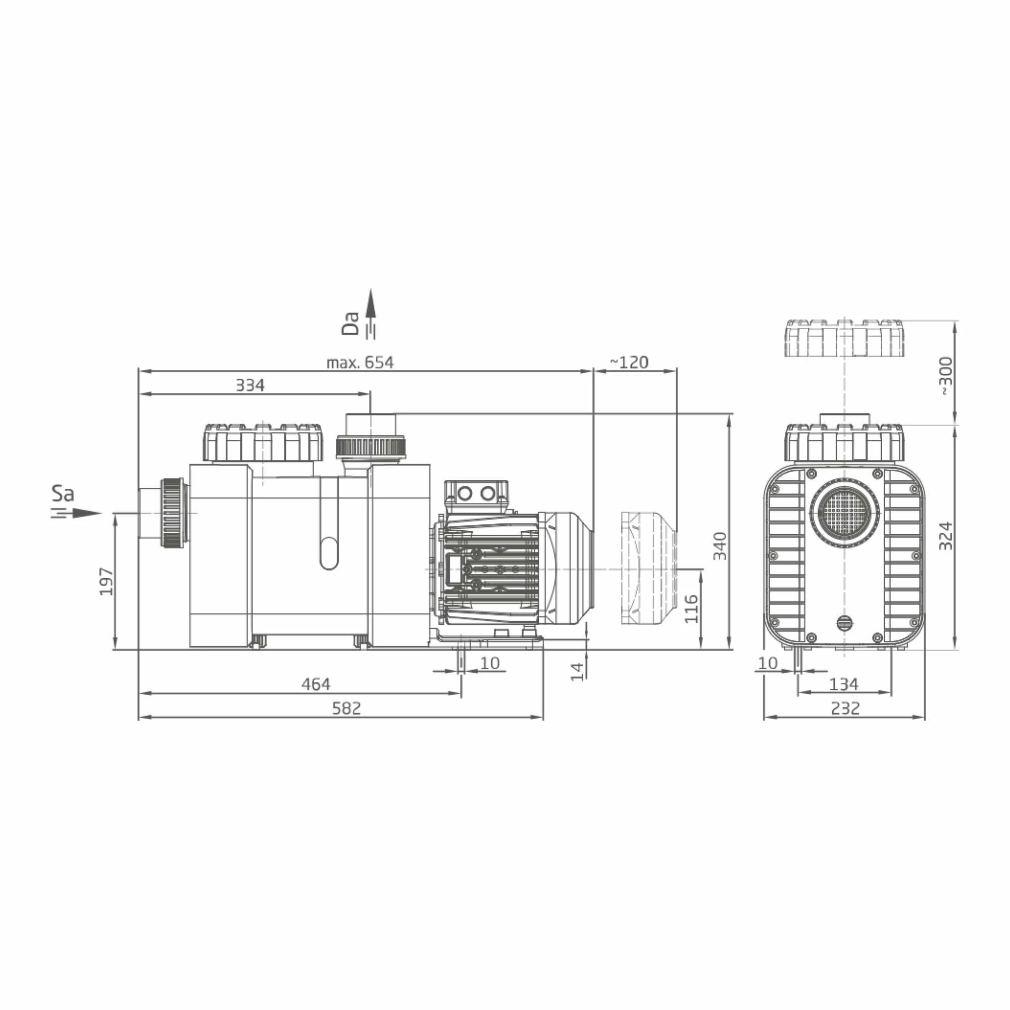 Speck Filterpumpe BADU Delta 9 W, 230 V 2 Speck Filterpumpe BADU Delta 9 W, 230 V – Bild 2