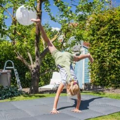 SUMMER FUN Bodenschutzmatten, Grau, 500x500x8mm (8 Stück Im Set = 2qm) -Deutschland Schwimmbad Verkaufs-Shop Bodenschutzmatte grau stibi anwendundsvariante1