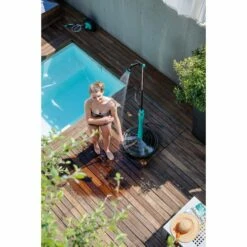 Dusche Sunny Style Premium 8l, Aquamarin -Deutschland Schwimmbad Verkaufs-Shop Dusche Sunny Premium Style von oben n