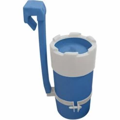 Stahlwandpool Set (3-teilig) Rund 350x90 Cm, Stahl 0,3 Mm Anthrazit, Folie 0,2 Mm Sand, Overlap -Deutschland Schwimmbad Verkaufs-Shop Einhaengekartuschenfilter Skimmy2 9