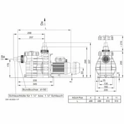 Filterpumpe Aqua Plus 8 -Deutschland Schwimmbad Verkaufs-Shop Filterpumpe Aqua Plus 04