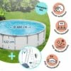 Polygroup Summer Waves Elite Frame Pool Set 488 X 122 Cm (3000121)