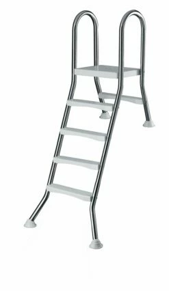 SUMMER FUN Poolleiter Edelstahl Für Halbhochbecken Mit 120 Cm Höhe