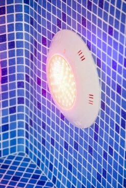 HEISSNER SMART LIGHT Pool-Wandeinbaustrahler, 25W, RGB, D=290mm (Lampe: D=165mm) -Deutschland Schwimmbad Verkaufs-Shop L489 00 11