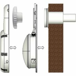 Waterman LED Beleuchtungsset Für Aufstellbecken RGB, Inkl. Fernbedienung -Deutschland Schwimmbad Verkaufs-Shop LED Beleuchtungsset fuer Einlaufduese Einbauschema