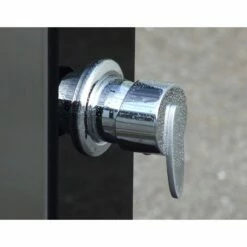 Solardusche Exquisit Aus Edelstahl Mit Glasfront 18l -Deutschland Schwimmbad Verkaufs-Shop Mischhebel Solardusche Exquisit