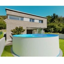 Stahlwandpool Rund 450x120cm, Stahl 0,4mm Weiß, Folie 0,4mm Blau, Einhängebiese 17 Stahlwandpool Rund 450x120cm, Stahl 0,4mm Weiß, Folie 0,4mm Blau, Einhängebiese -Deutschland Schwimmbad Verkaufs-Shop Planet Pool Stahlwandpool weiss blau MS 06 4