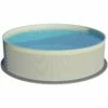 Waterman Stahlwandpool Rund 450x120 Cm, Stahl 0,4 Mm Weiß, Folie 0,3 Mm Sand, Overlap