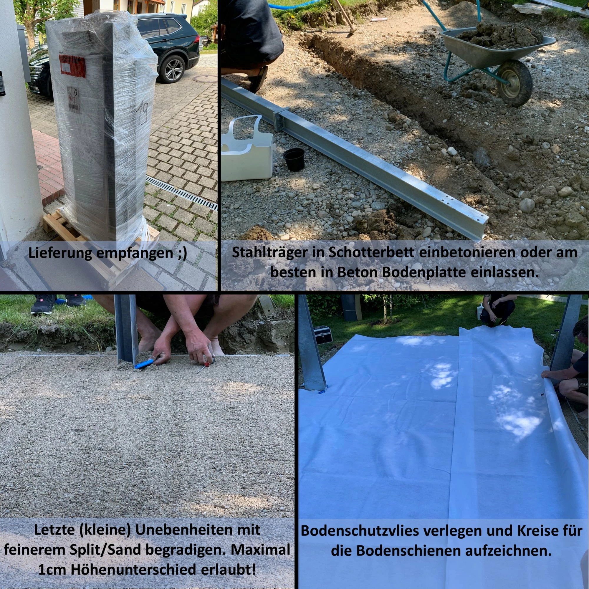 Stahlwandpool Set (6-teilig) Achtform 540x350x120cmStahl 0,4mm Anthrazit, Folie 0,4mm Sand, Einh. 7 Stahlwandpool Set (6-teilig) Achtform 540x350x120cmStahl 0,4mm Anthrazit, Folie 0,4mm Sand, Einh. – Bild 7