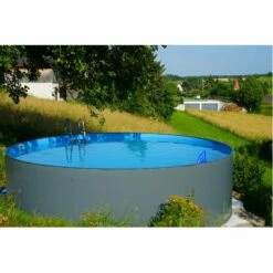 SUMMER FUN Stahlwandpool Rund 450x120cm, Stahl 0,4mm Anthrazit, Folie 0,4mm Blau, Einhängebiese 19 SUMMER FUN Stahlwandpool Rund 450x120cm, Stahl 0,4mm Anthrazit, Folie 0,4mm Blau, Einhängebiese -Deutschland Schwimmbad Verkaufs-Shop Rundpool 450x120cm Anthrazit blau MS S81097MS