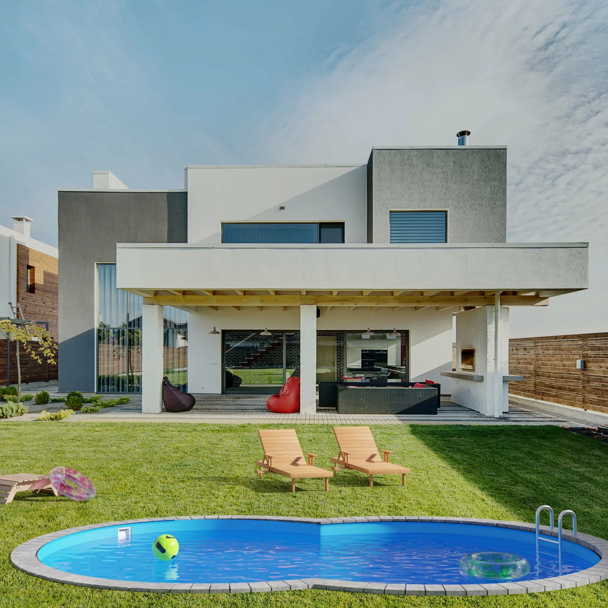 Stahlwandpool Achtform 470x300x120 Cm, Stahl 0,4 Mm Anthrazit, Folie 0,4 Mm Blau, Einhängebiese 5 Stahlwandpool Achtform 470x300x120 Cm, Stahl 0,4 Mm Anthrazit, Folie 0,4 Mm Blau, Einhängebiese – Bild 5