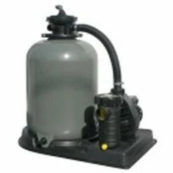 Waterman Sandfilteranlage SF 142 8 M³/h Pumpenleistung 600W, 6-Wege-Verrohrungs-Ventil, Für 50Kg Sand