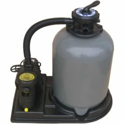 Waterman Stahlwandpool Set (10-teil) Tief Achtform Costa-Rica 725x460x150cm, Stahl 0,8mm Weiß Folie 0,6mm Bl. -Deutschland Schwimmbad Verkaufs-Shop Sandfilteranlage SF152 1