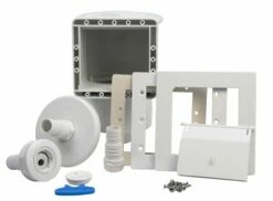 Einbauskimmer Komplett Set Mit Rücklaufdüse, Dichtung Und Teflonband