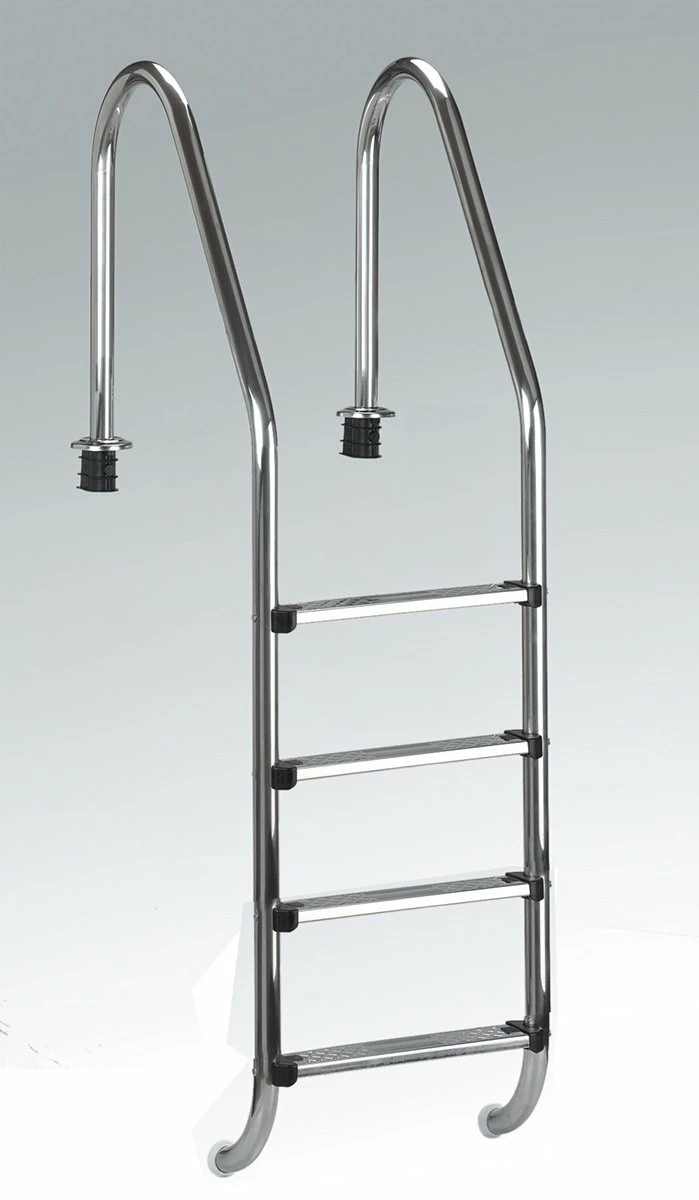SUMMER FUN Poolleiter Edelstahl Für Tiefbecken Mit 150 Cm Höhe 1 SUMMER FUN Poolleiter Edelstahl Für Tiefbecken Mit 150 Cm Höhe
