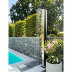 Waterman Solardusche Edelstahl Inox 60 L Gartendusche -Deutschland Schwimmbad Verkaufs-Shop inox lifestyle 1